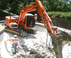 Lassiter Excavating demo removal