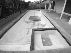 Lassiter Excavating before pool removal bay area