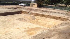 Lassiter Excavating pool excavation Stanislaus State