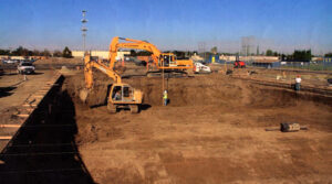 Lassiter Excavating pool excavation West High School